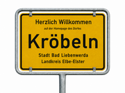 Ortseingangsschild Kröbeln